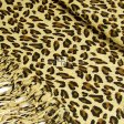 Leopard Print Pashmina W05701 Yellow Brown
