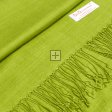 Premium Silky Soft Bamboo Fiber Shawl 9324 Lime Green