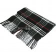 Giant Check Scarf 07-03 Color: Black