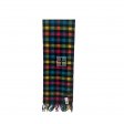 Cashmere Feel Scarf 03-04 Color: BL/YL/PK