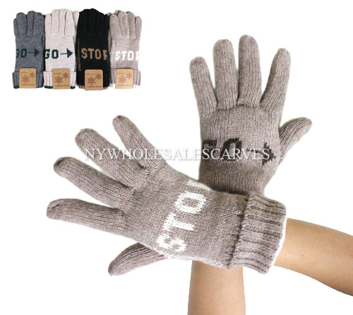 Wool Gloves 200934 (4 Colors, 1 Doz)