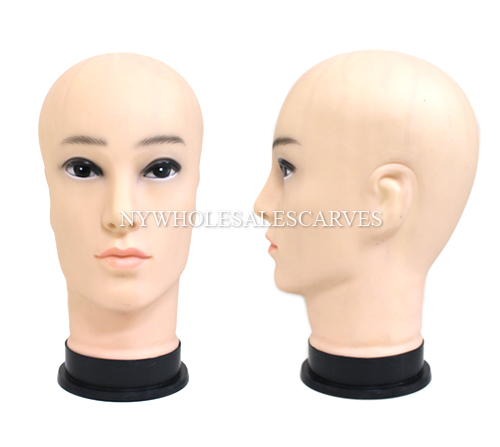 Male Plastic Head Mannequin MDhead (1 Pc)