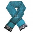 Jacquard Pashmina PL1805 Cyan Blue