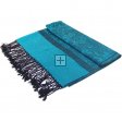 Jacquard Pashmina PL1805 Cyan Blue