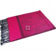 Jacquard Pashmina PL1808 Deep Rose