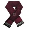 Jacquard Pashmina PL18105 Scarlet Black