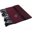 Jacquard Pashmina PL18105 Scarlet Black