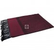 Jacquard Pashmina PL18105 Scarlet Black