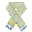 Jacquard Pashmina PL18120 Yellow Baby Blue