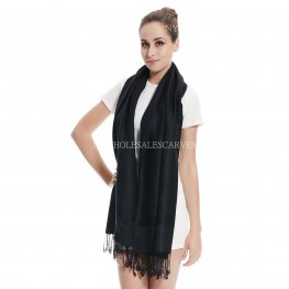 Jacquard Pashmina PL1813 Black  Jacquard Pashmina PL1813 Black