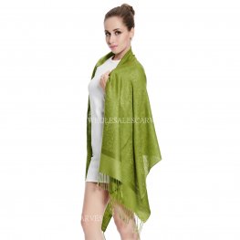 Jacquard Pashmina PL1814 Olive Drab  Jacquard Pashmina PL1814 Olive Drab