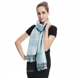 Jacquard Pashmina PL1819 Baby Blue