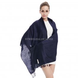 Jacquard Pashmina PL1841 Dark Navy