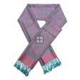 Jacquard Pashmina PL1855 Rose Teal