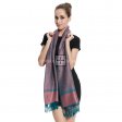 Jacquard Pashmina PL1855 Rose Teal