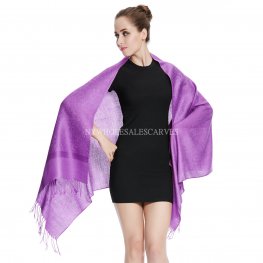 Jacquard Pashmina PL1856 Magenta  Jacquard Pashmina PL1856 Magenta