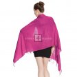 Jacquard Pashmina PL1858 Dark Magenta