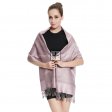 Jacquard Pashmina PL1860 Dusty Rose/Grey