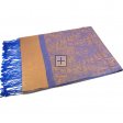 Jacquard Pashmina PL1862 Yellow Blue