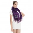 Jacquard Pashmina PL1866 Deep Purple