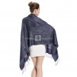 Jacquard Pashmina PL1891 Midnight Blue