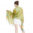 Jacquard Pashmina PL1895 Yellow Green