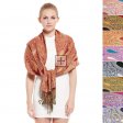 Big & Small Paisley Pashmina 831S (11 Colors, 1 Doz)