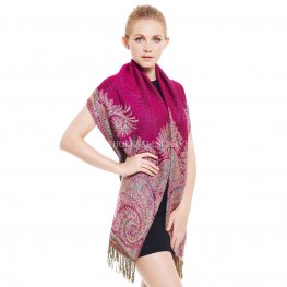 Thicker Pashmina Scarf YZ3606 Rose