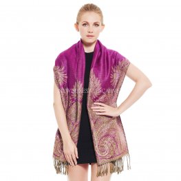 Thicker Pashmina Scarf YZ3607 Hot Pink  Thicker Pashmina Scarf YZ3607 Hot Pink
