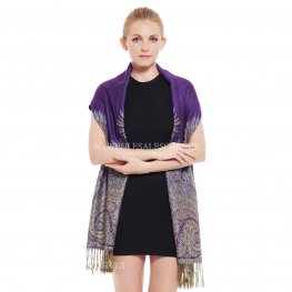 Thicker Pashmina Scarf YZ3609 Purple  Thicker Pashmina Scarf YZ3609 Purple