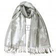 Two Tone Rose Pashmina 5421 Silver