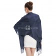 Solid Pashmina 8105B Navy
