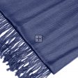 Solid Pashmina 8105B Navy