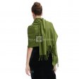 Solid Silky Pashmina 8115 Dark Olive