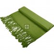 Solid Silky Pashmina 8115 Dark Olive