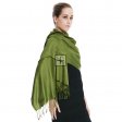 Solid Silky Pashmina 8115 Dark Olive