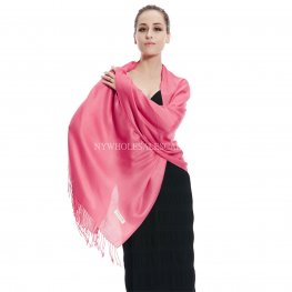 Solid Silky Pashmina 8117 Hot Pink