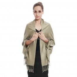 Solid Silky Pashmina 8122 Light Taupe
