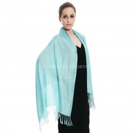 Solid Pashmina 8126 Light Turquoise  Solid Pashmina 8126 Light Turquoise