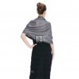 Solid Pashmina 8136 Dark Grey