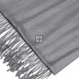 Solid Pashmina 8136 Dark Grey