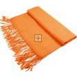 Solid Pashmina 8139 Orange