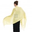 Solid Pashmina 8144 Light Yellow