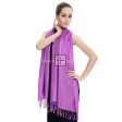 Solid Pashmina 8145 Dark Orchid