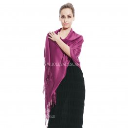 Solid Silky Pashmina 8146 Mulberry  Solid Silky Pashmina 8146 Mulberry