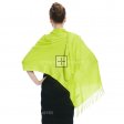 Solid Pashmina 8148 Lime Green