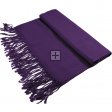 Solid Pashminal 8149 Dark Purple