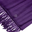 Solid Pashminal 8149 Dark Purple