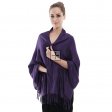 Solid Pashminal 8149 Dark Purple