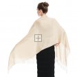 Solid Silky Pashmina 8155 Seashell